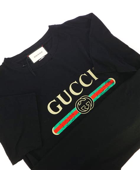 black vintage gucci t shirt|knockoff gucci t shirt.